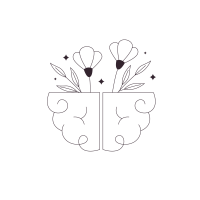 rozwoj-potencjalu-mozg-kwiaty-lineart